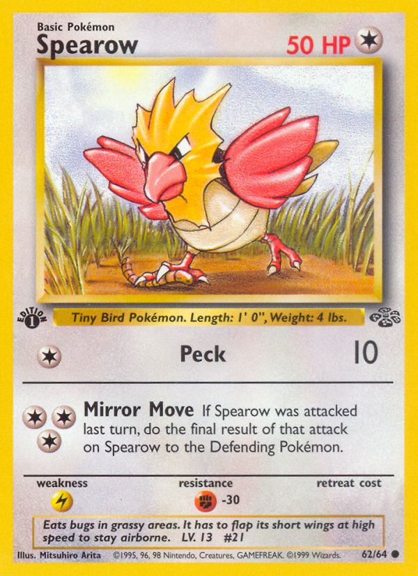 Spearow 1st Edition 