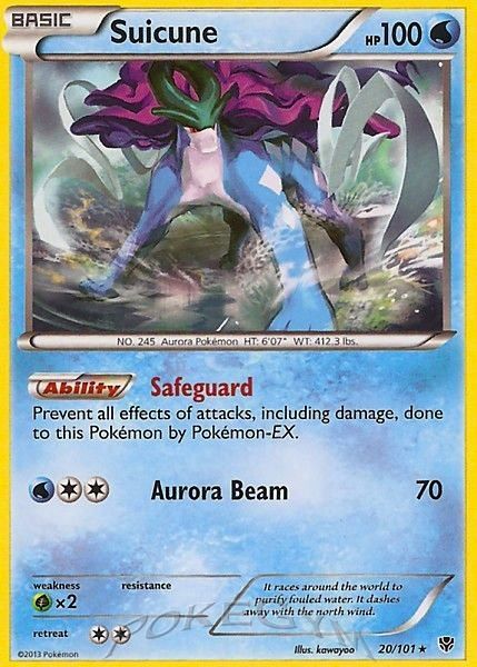 Suicune Reverse Foil 