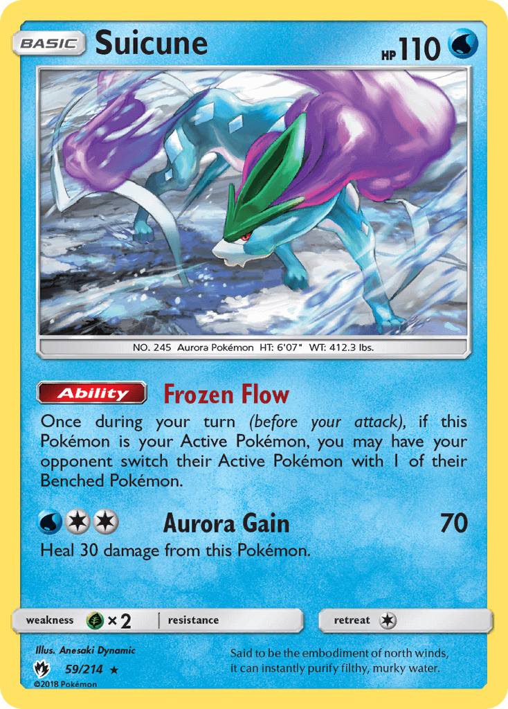 Suicune Reverse Foil 