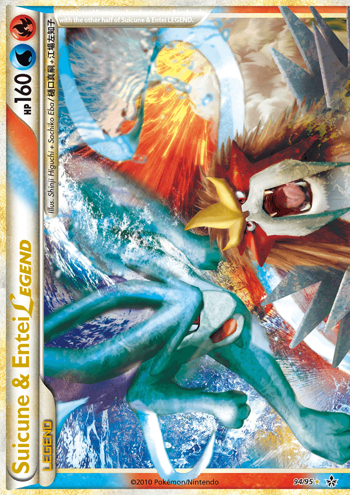 Suicune &amp; Entei Legend Holo