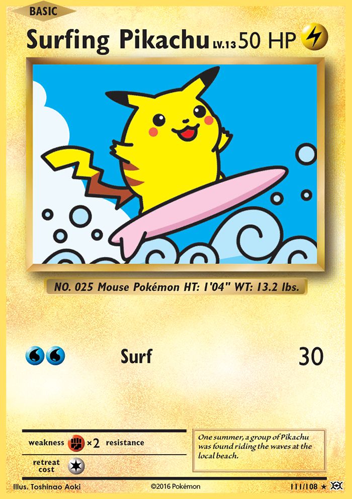 Surfing Pikachu 