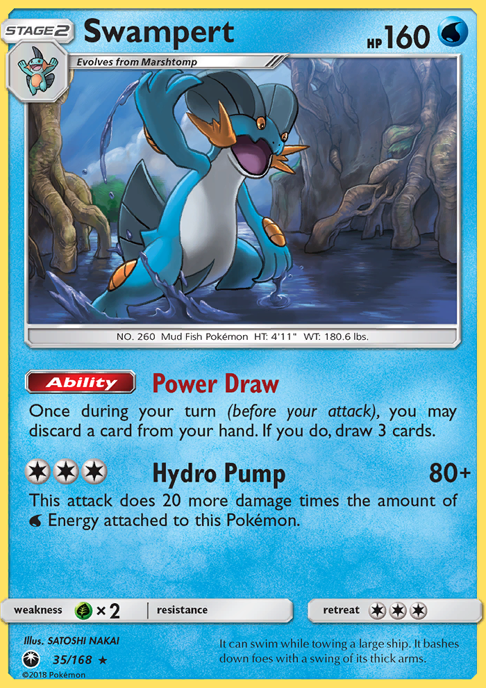 Swampert Cracked Ice Holo