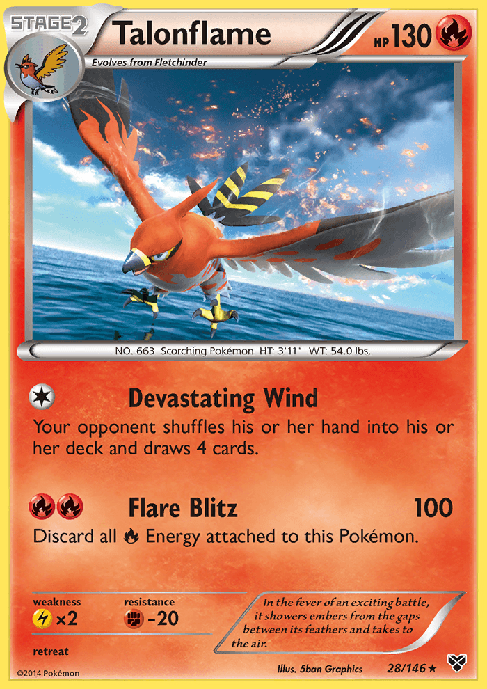 Talonflame Reverse Foil 