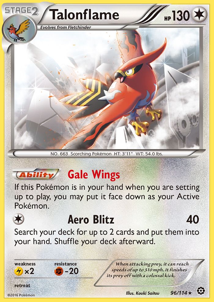 Talonflame Reverse Foil 