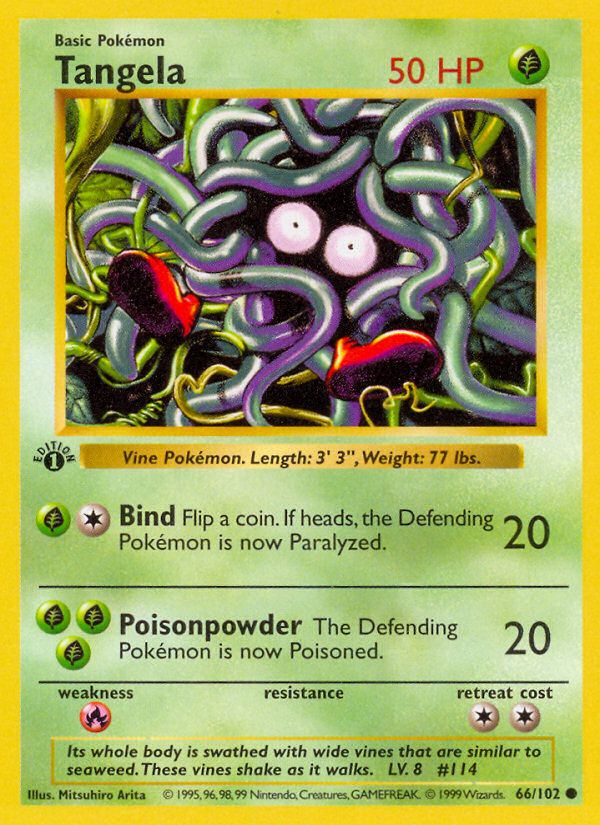 Tangela 1st Edition 