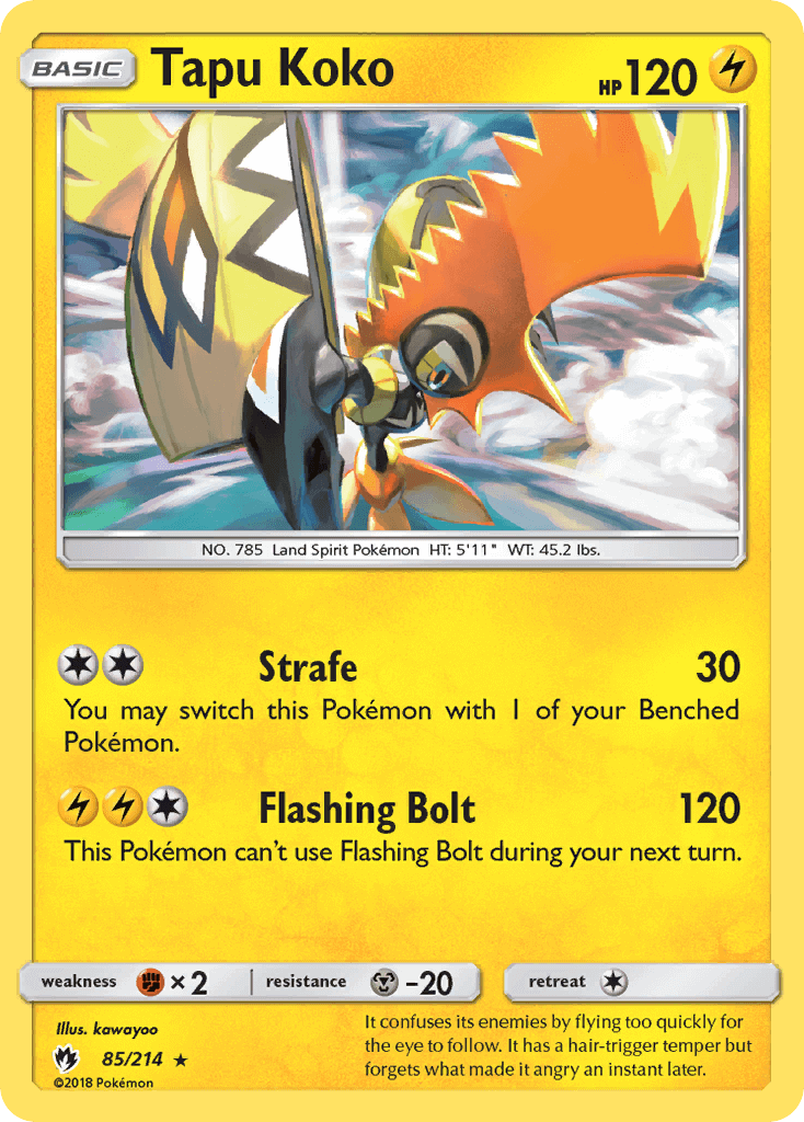 Tapu Koko Reverse Foil 