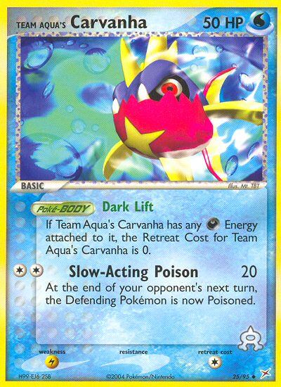 Team Aqua's Carvanha/Team Aqua's Carvanha Reverse Foil 