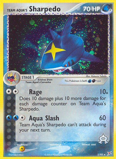 Team Aqua's Sharpedo Holo