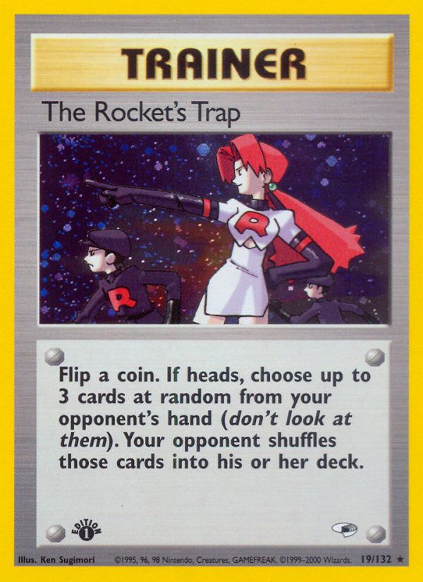 The Rocket's Trap Holo-1st Edition 