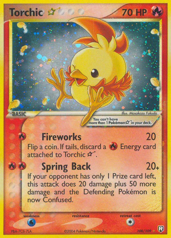 Torchic Gold Star Holo