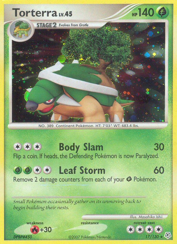 Torterra Reverse Foil 