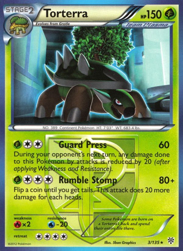 Torterra Reverse Foil 