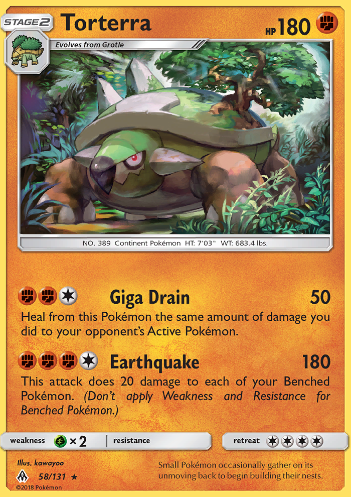 Torterra Reverse Foil 