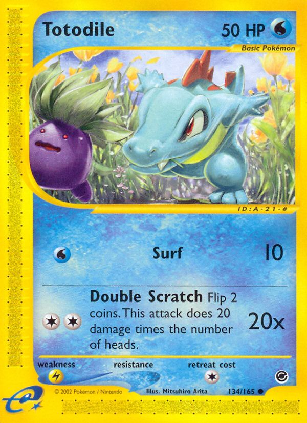 Totodile Reverse Foil 