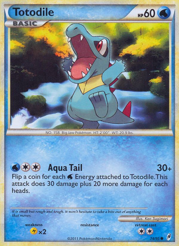 Totodile Reverse Foil 