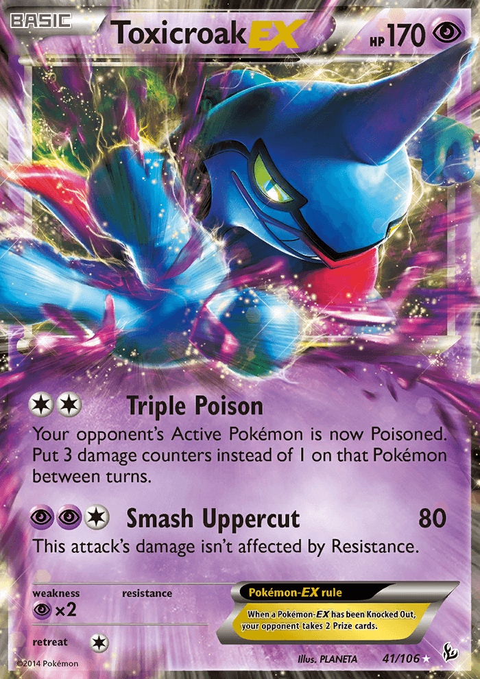 Toxicroak EX Holo