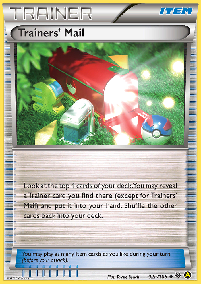 Trainer's Mail Reverse Holo 