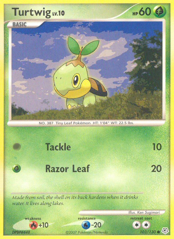 Turtwig-Reverse Holo Reverse Holo 