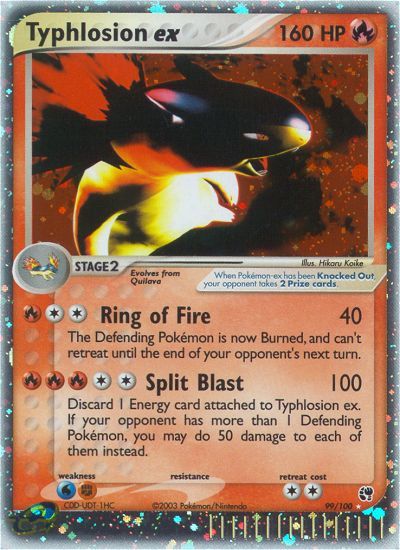 Typhlosion EX Holo