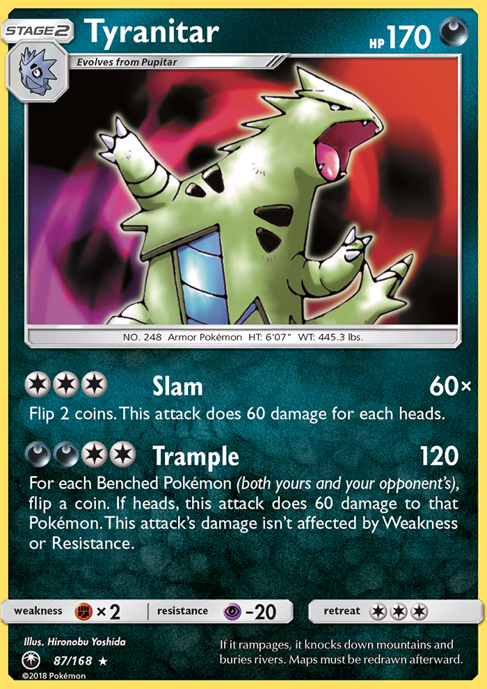 Tyranitar Reverse Foil 