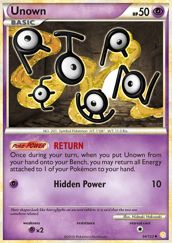 Unown Reverse Foil 