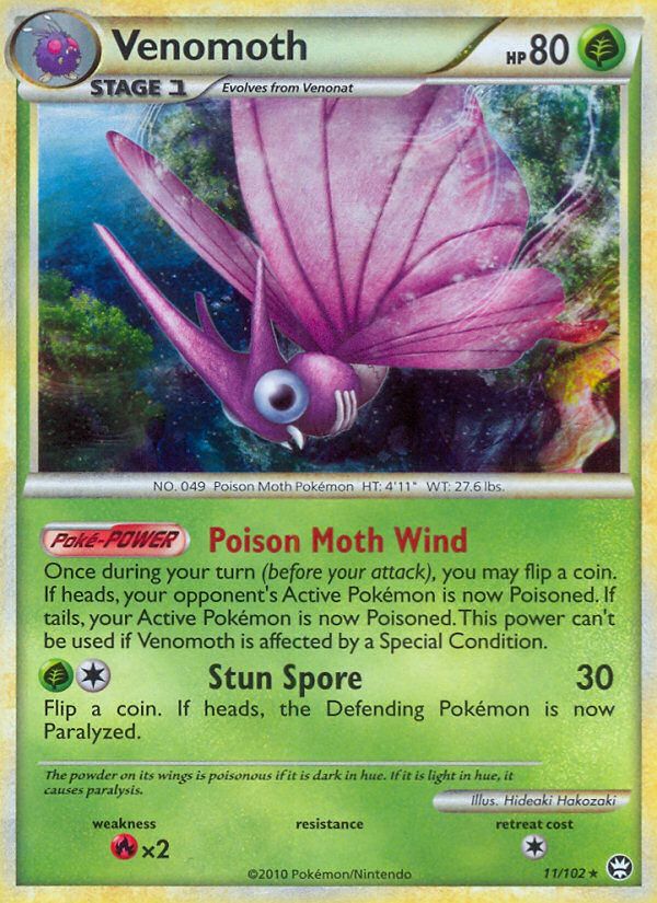 Venomoth Reverse Foil 