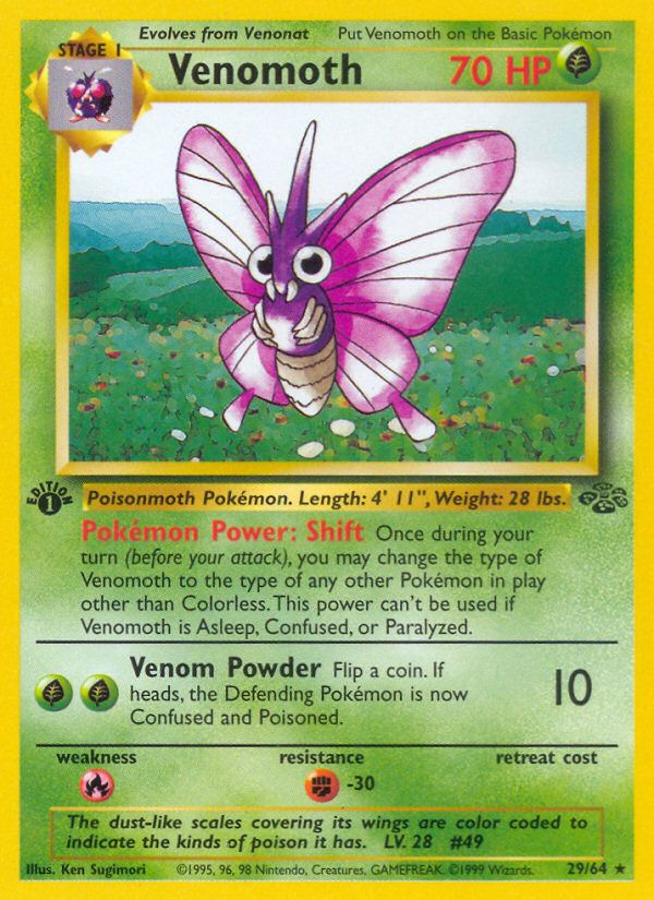 Venomoth 1st Edition 