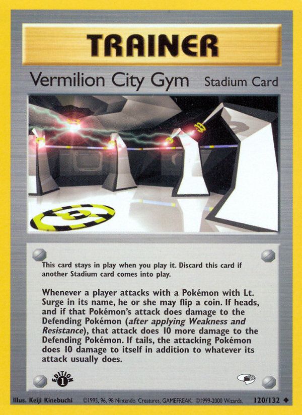 Vermilion City Gym 1st Edition 