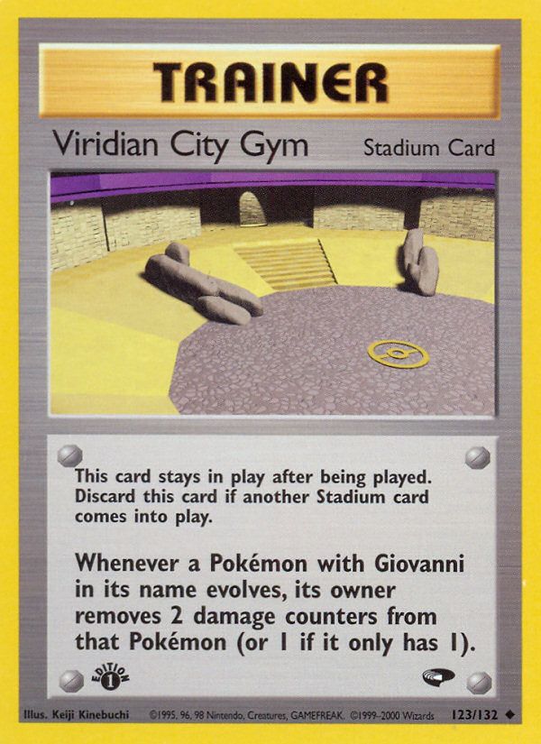 Viridian City Gym 1st Edition 