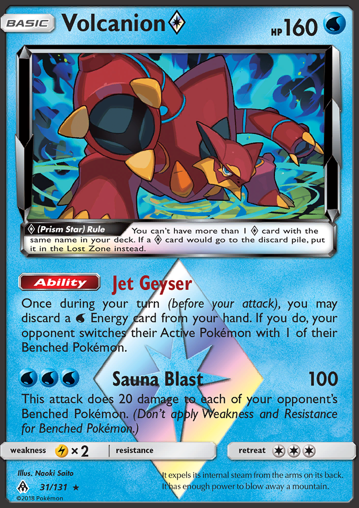 Volcanion Holo