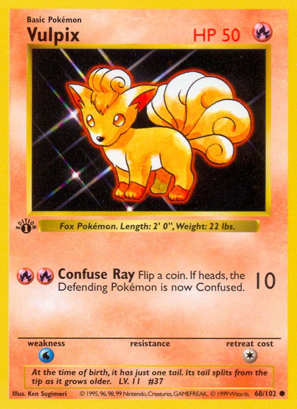 Vulpix 1st Edition 