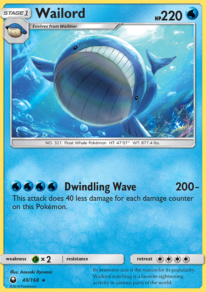 Wailord Reverse Foil 