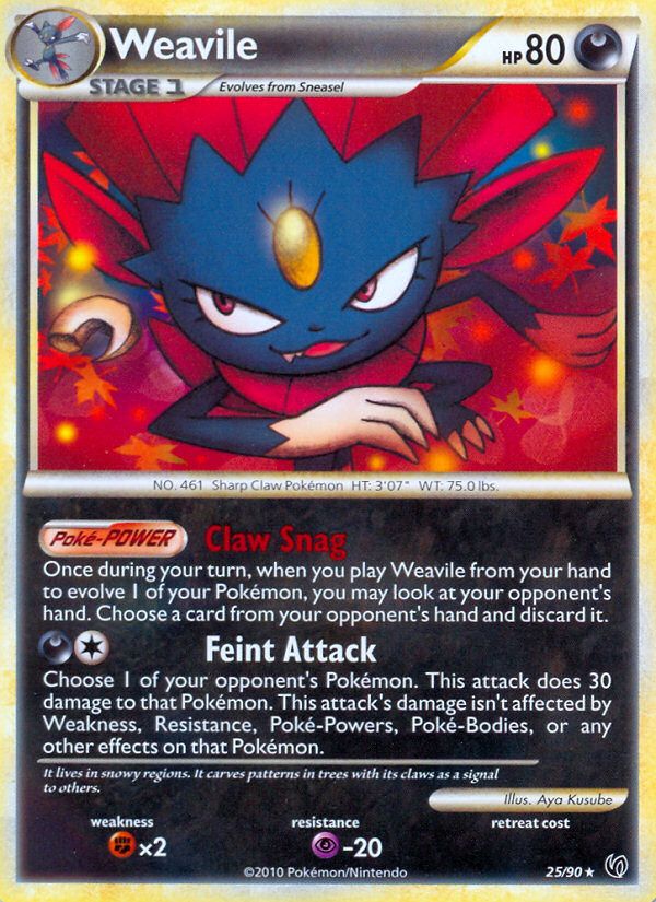 Weavile Reverse Holo 