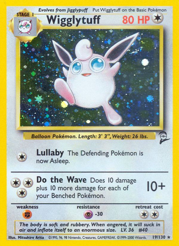 Wigglytuff Inverted Back Error Holo