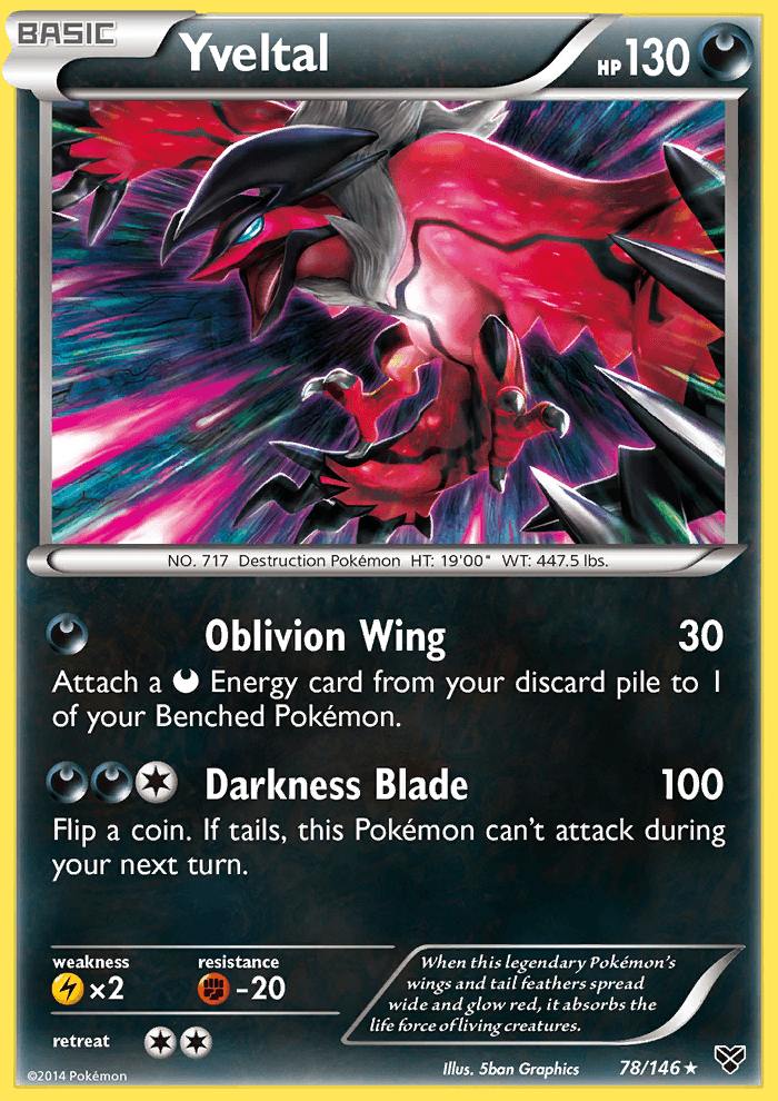 Yveltal Cracked Ice Holo