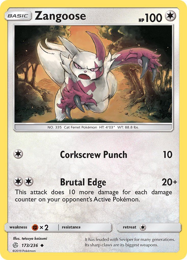 Zangoose Reverse Foil 