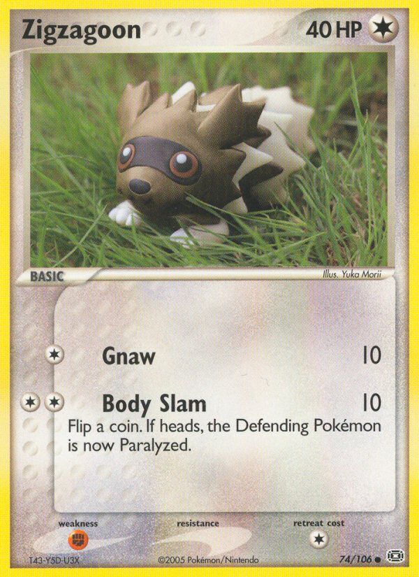 Zigzagoon Reverse Foil 