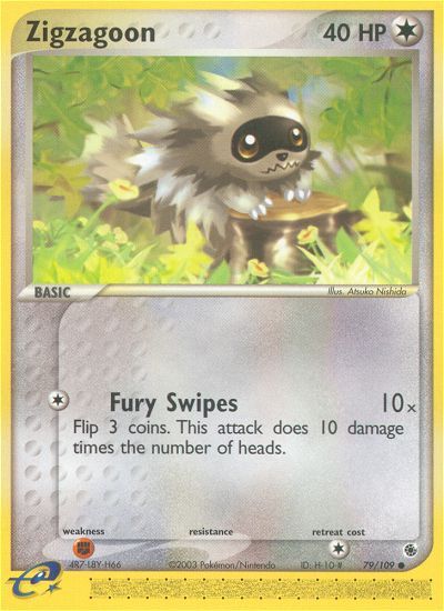 Zigzagoon Reverse Foil 