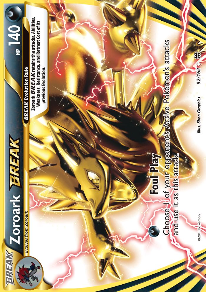 Zoroark Break Inverted Back Error 