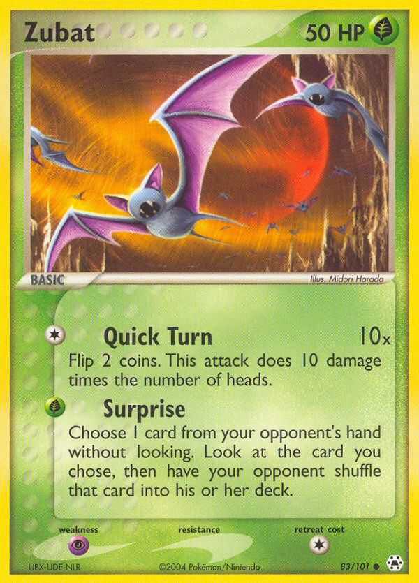 Zubat Reverse Holo 