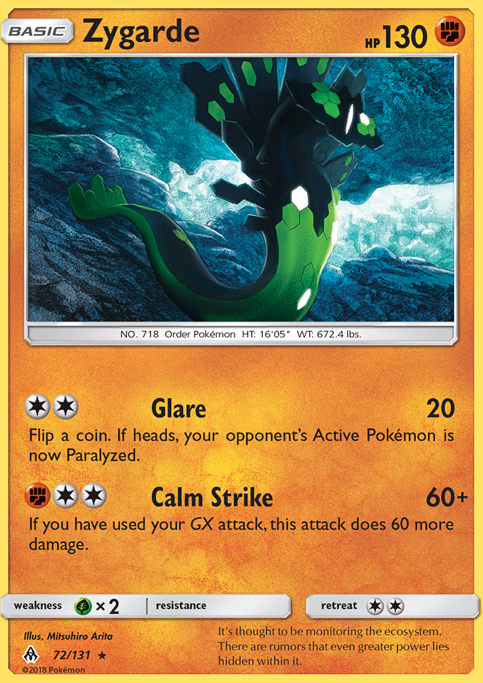 Zygarde Gamestop/EB Games Exclusive Holo